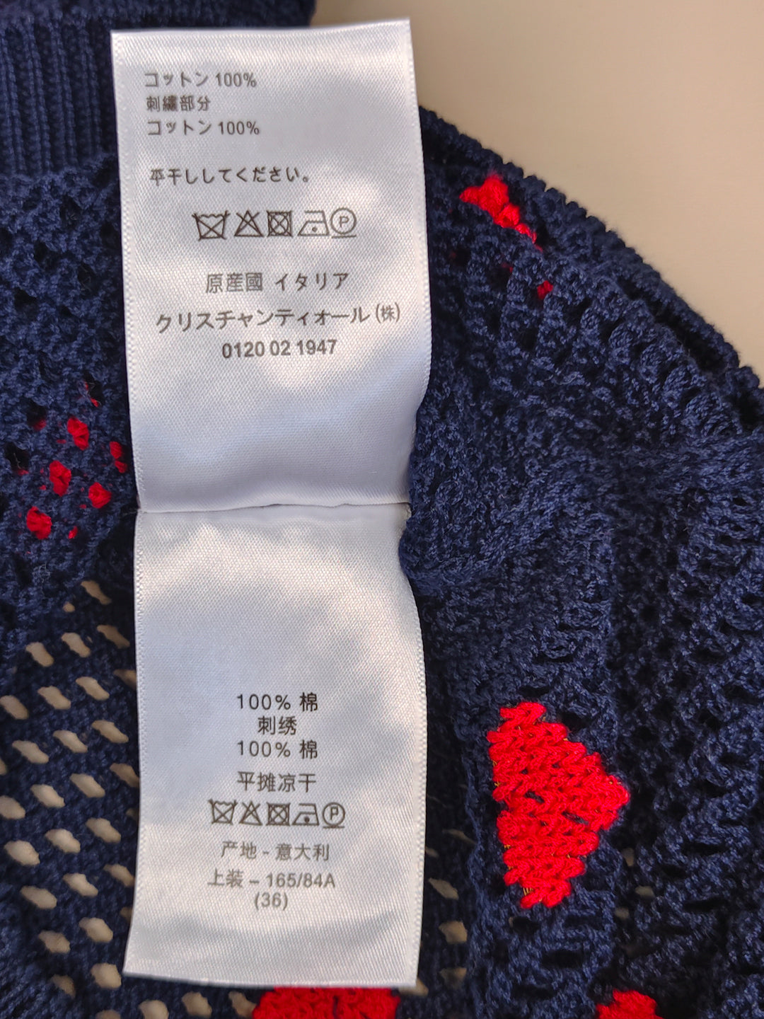 Christine Dior 襯衫 - 毛衣海軍藍和紅心我愛巴黎 上衣
Christine Dior Shirt - SWEATER Navy Blue and Red Hearts I Love Paris Top