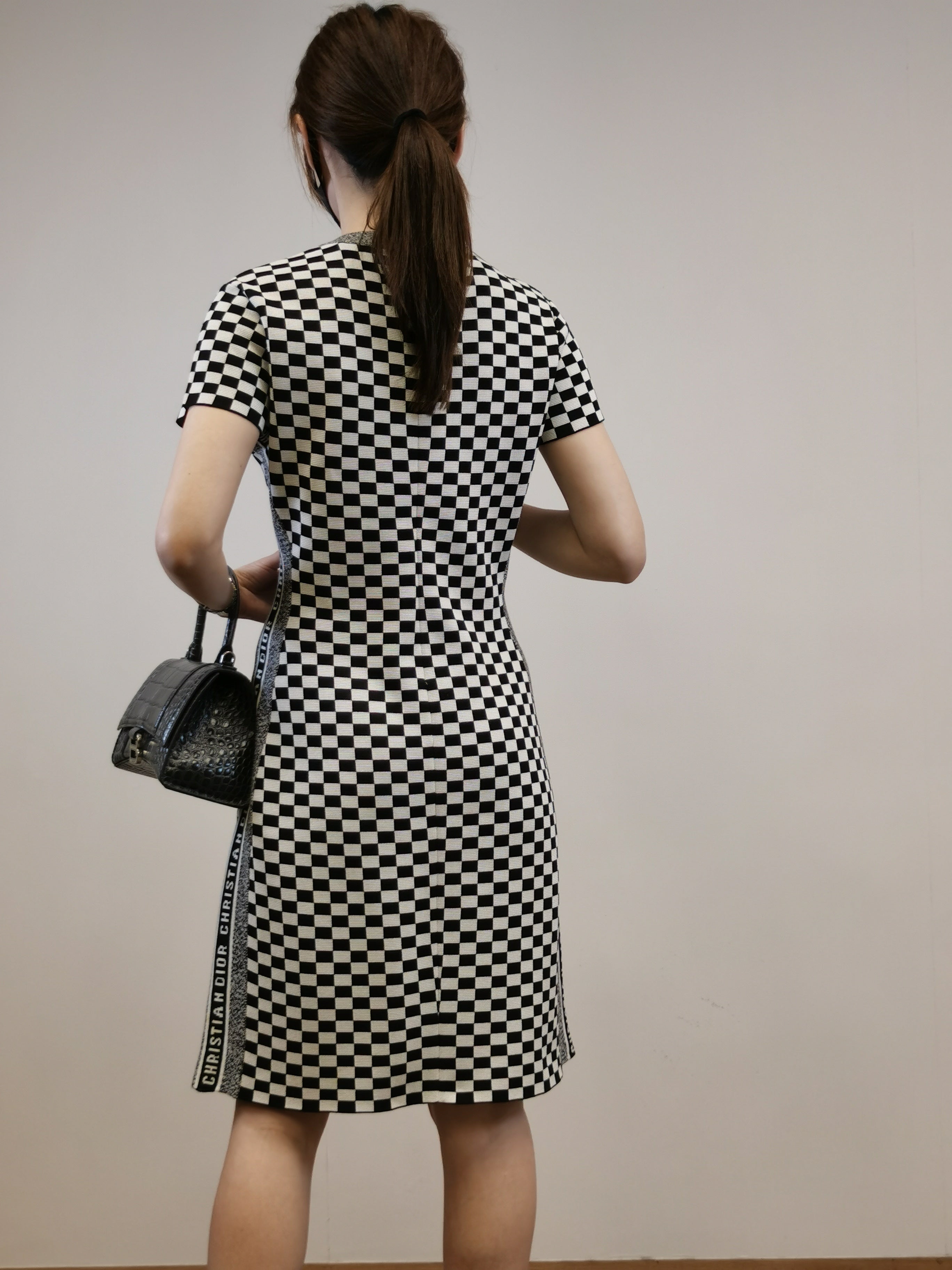 Christian Dior 格紋旗幟連身裙Christian Dior Check Flag Dress