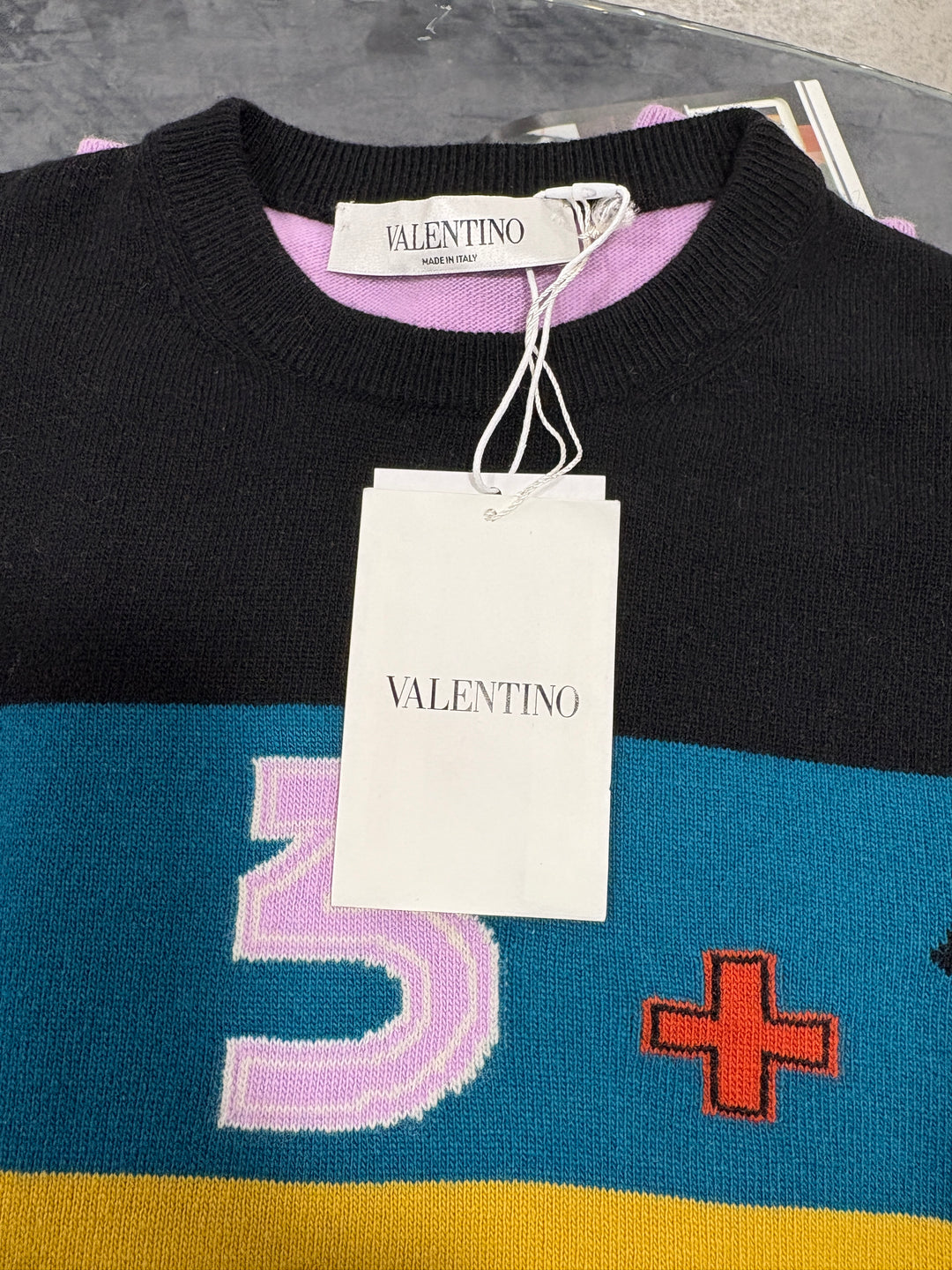 Valentino紫色針織毛衣 Valentino purple knit sweater