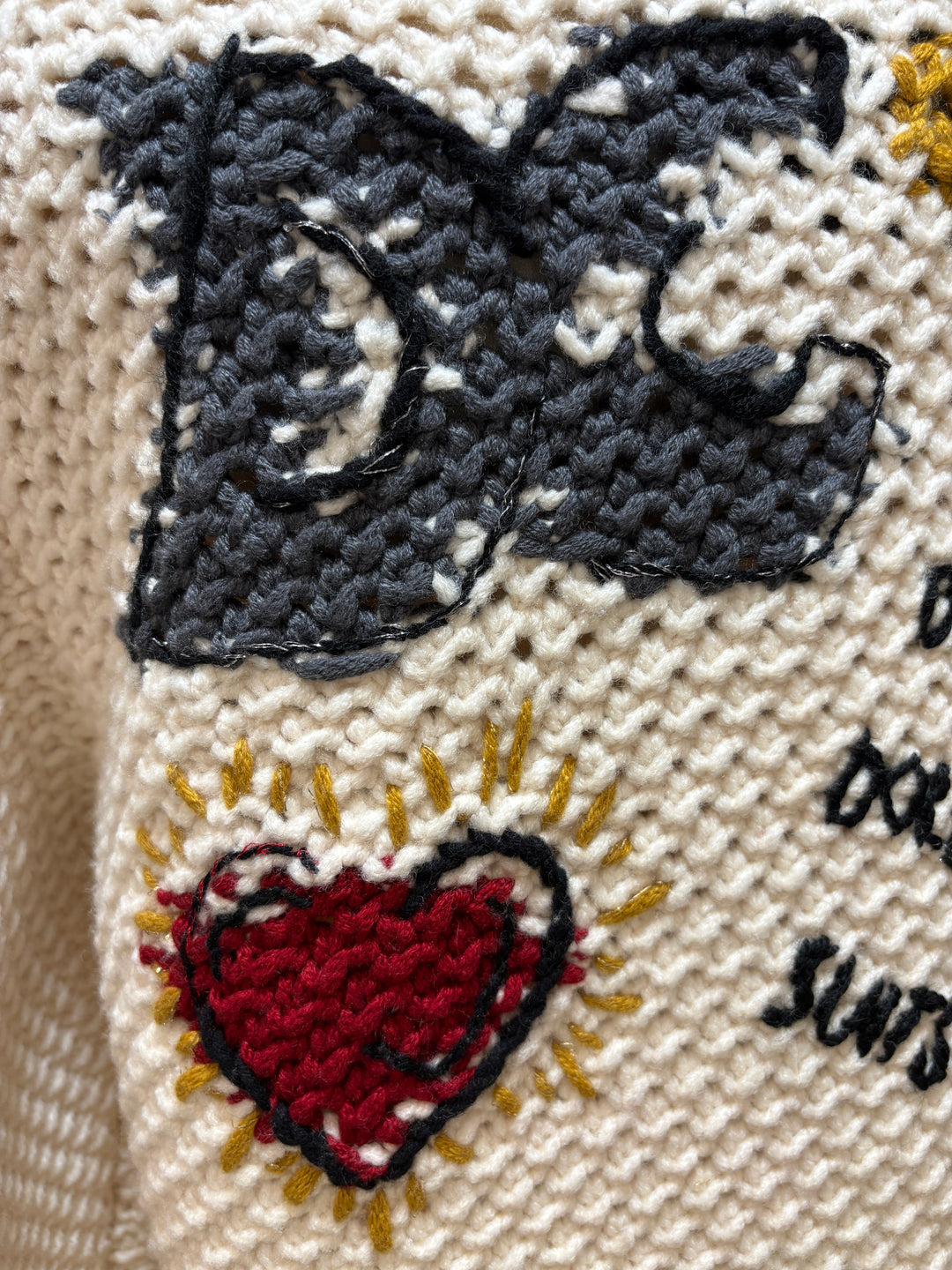 Dolce&Gabbana藝術風寬鬆針織毛衣 Dolce & Gabbana Art Style Loose Knit Sweater