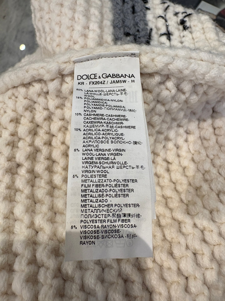 Dolce&Gabbana藝術風寬鬆針織毛衣 Dolce & Gabbana Art Style Loose Knit Sweater