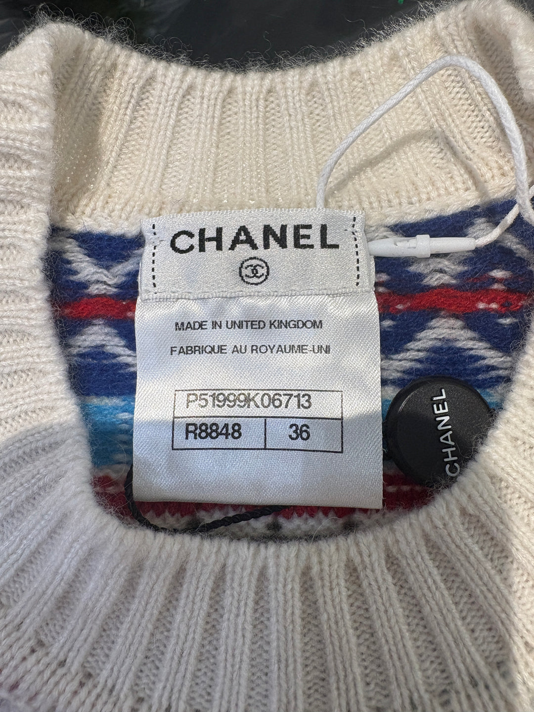 CHANEL 經典圖騰針織毛衣 CHANEL classic pattern knit sweater