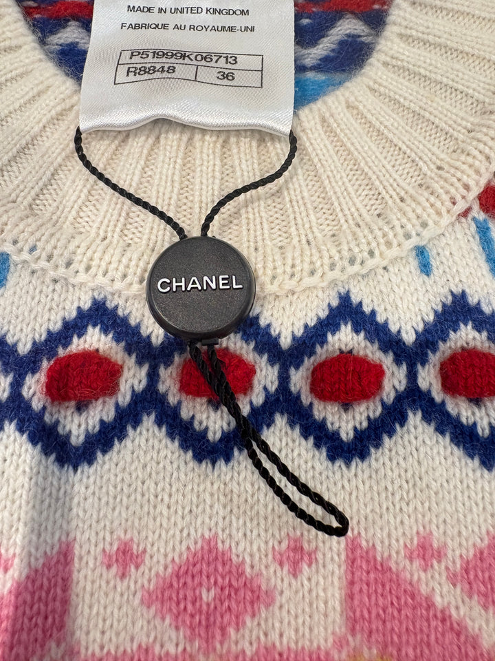 CHANEL 經典圖騰針織毛衣 CHANEL classic pattern knit sweater