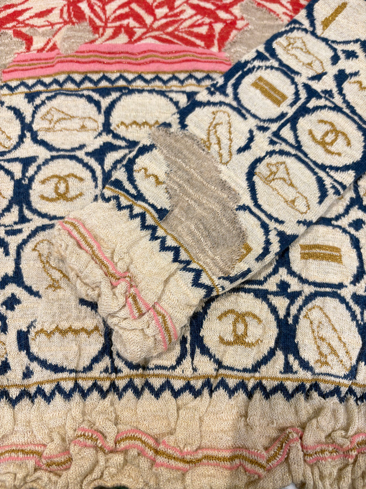 CHANEL 經典圖騰針織上衣 CHANEL Classic Pattern Knit Top