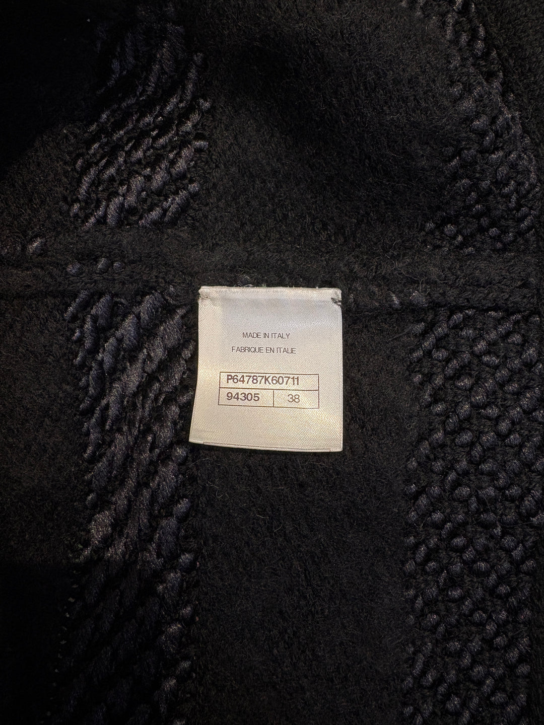CHANEL 經典黑色編織外套 CHANEL classic black woven jacket