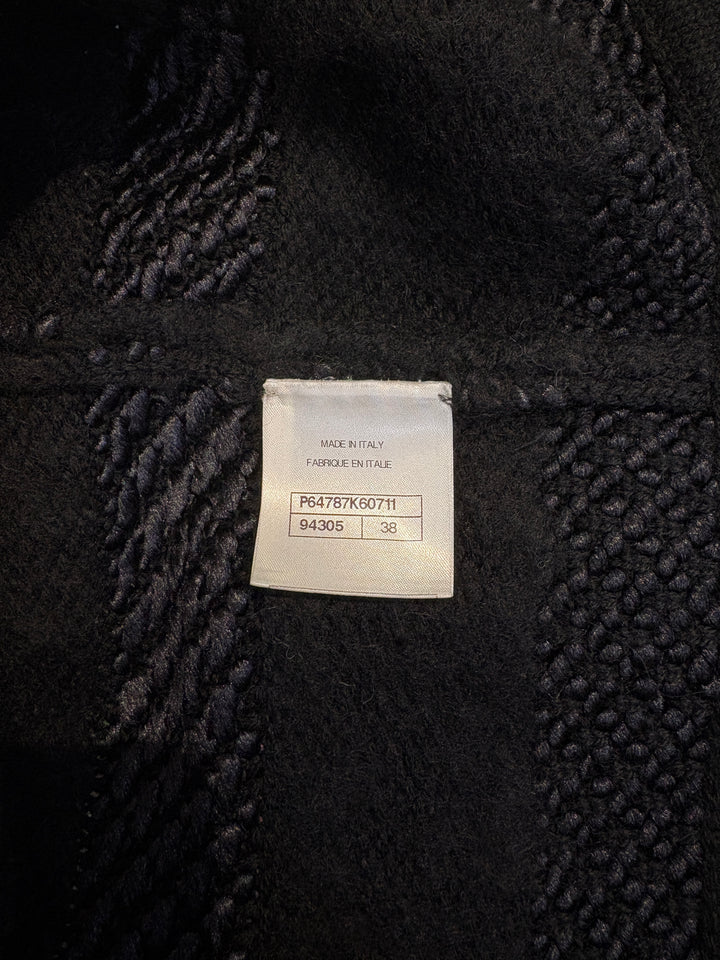 CHANEL 經典黑色編織外套 CHANEL classic black woven jacket