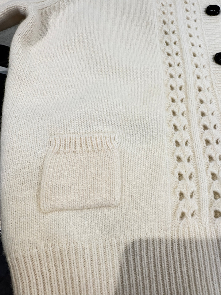 GUCCI 經典刺繡針織外套 GUCCI classic embroidered knit cardigan