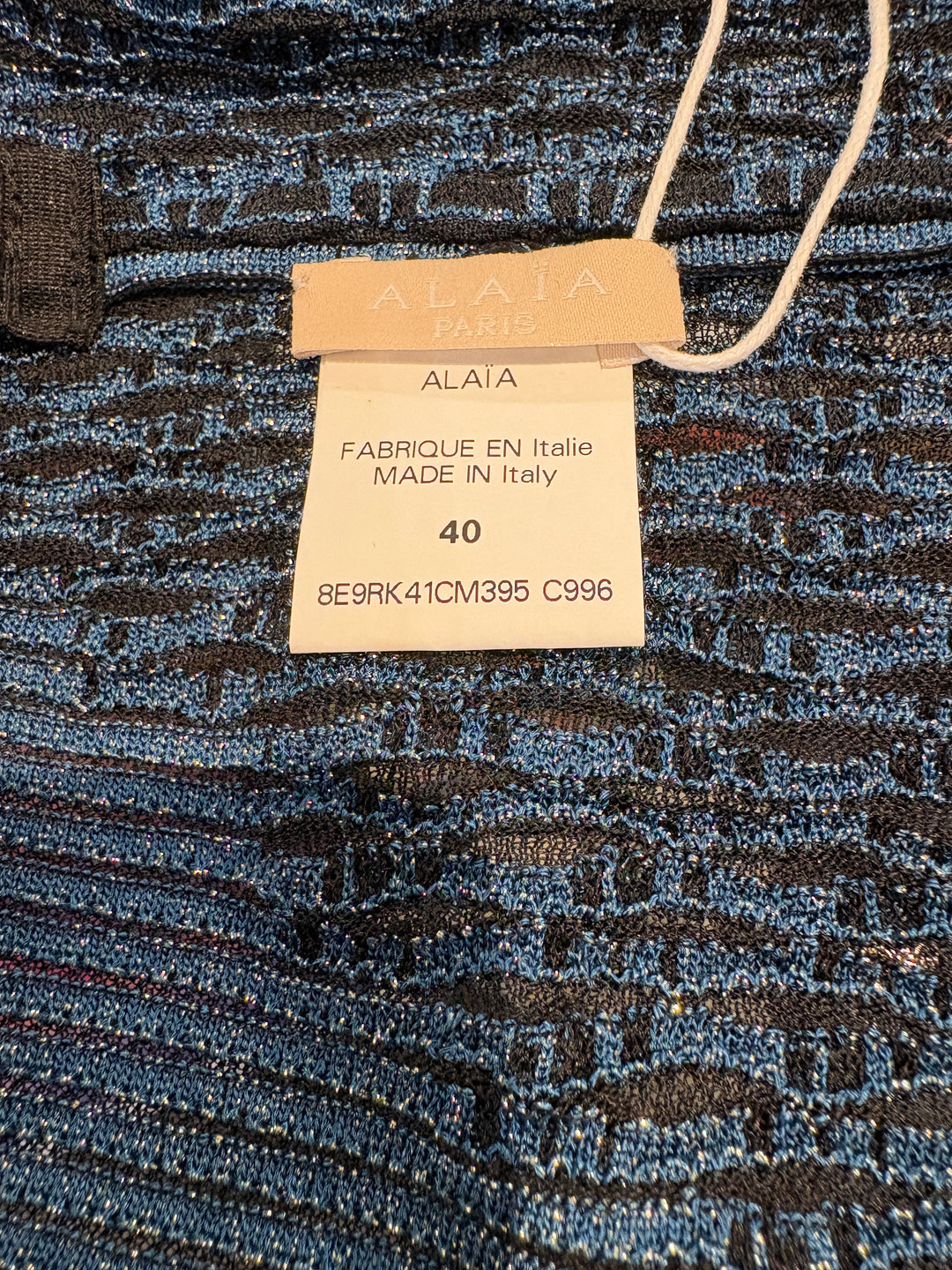 ALAÏA 閃耀針織無袖洋裝 ALAÏA sparkling knitted sleeveless dress