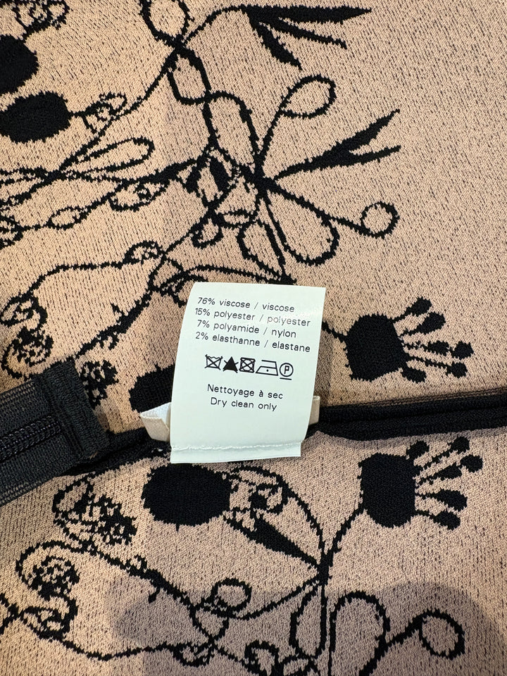 ALAÏA掛頸圖案針織連身裙 ALAÏA halter neck pattern knit dress