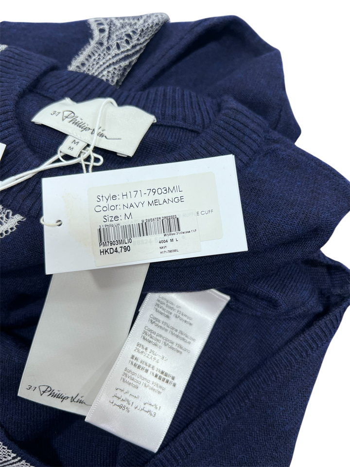 Phillip Lim針織蕾絲提花連身裙 Phillip Lim Knitted Lace Jacquard Dress