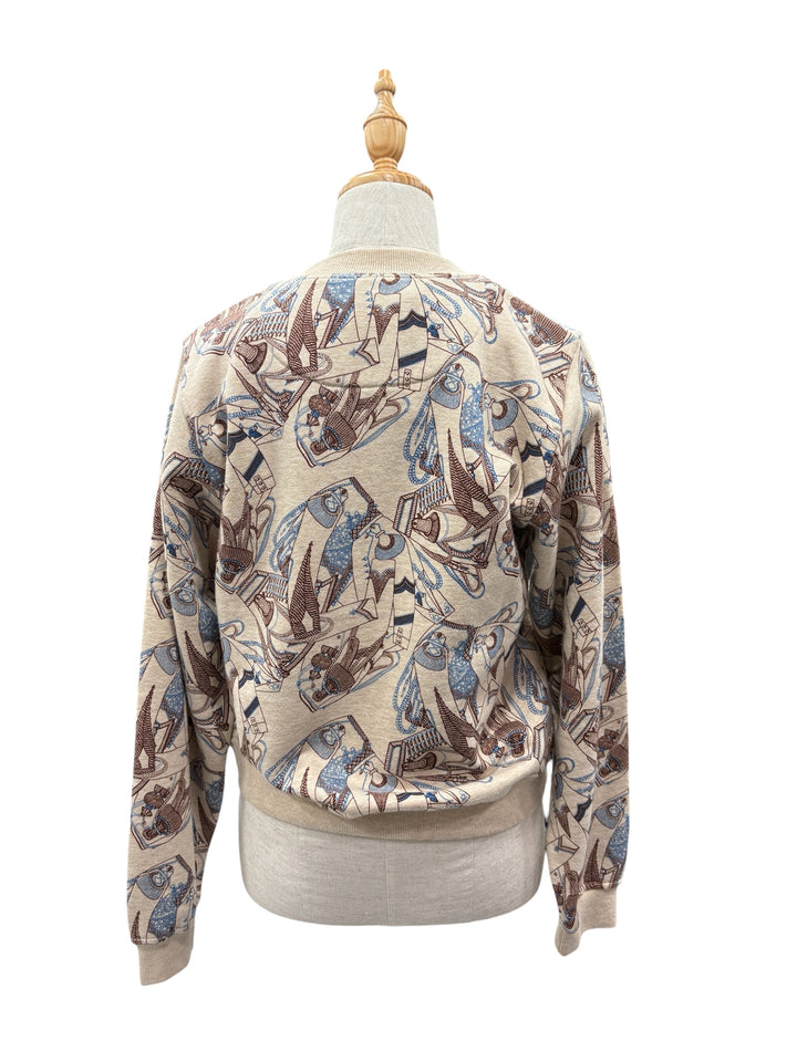 Hermès長袖圖案上衣 Hermès Long-Sleeved Graphic Top