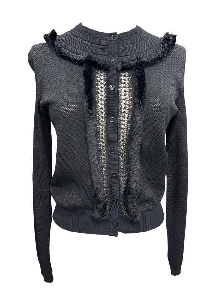 華倫天奴 春夏 開襟薄款針織長袖 上衣
Valentino Spring & Summer Thin Knitted Long-Sleeve Cardigan Top