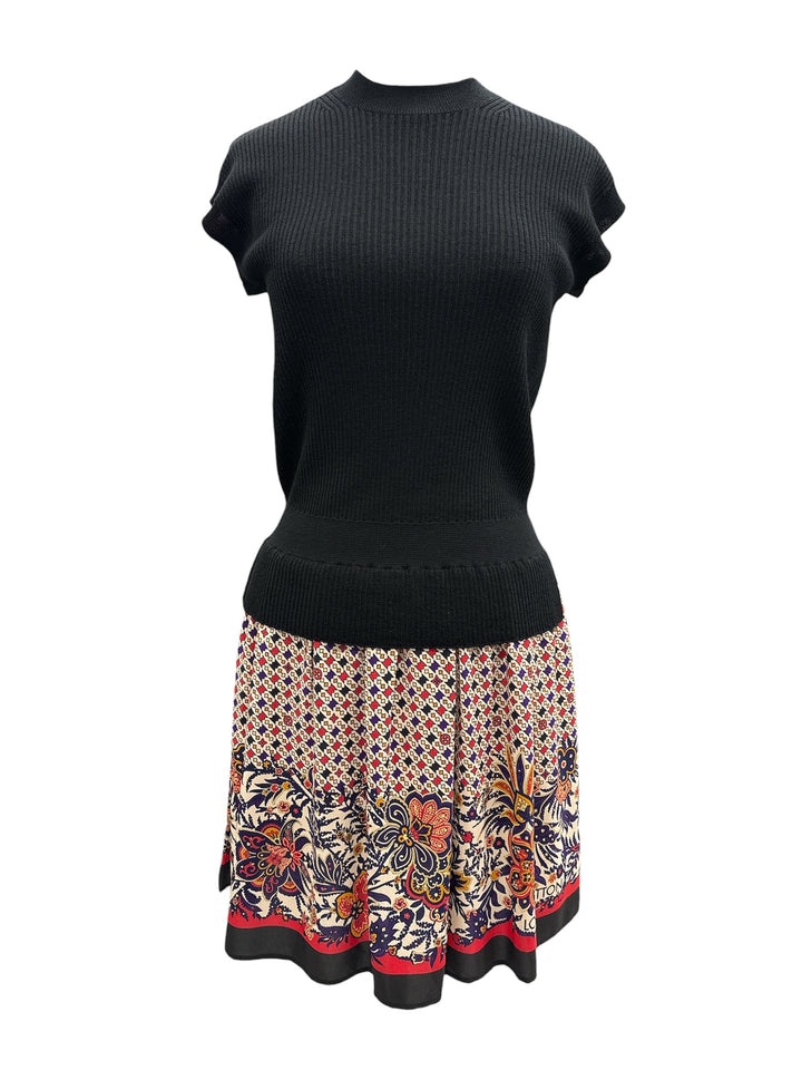 路易威登 羊毛針織絲質花卉印花 連身裙
Louis Vuitton Wool Knit Silk Floral Print Dress