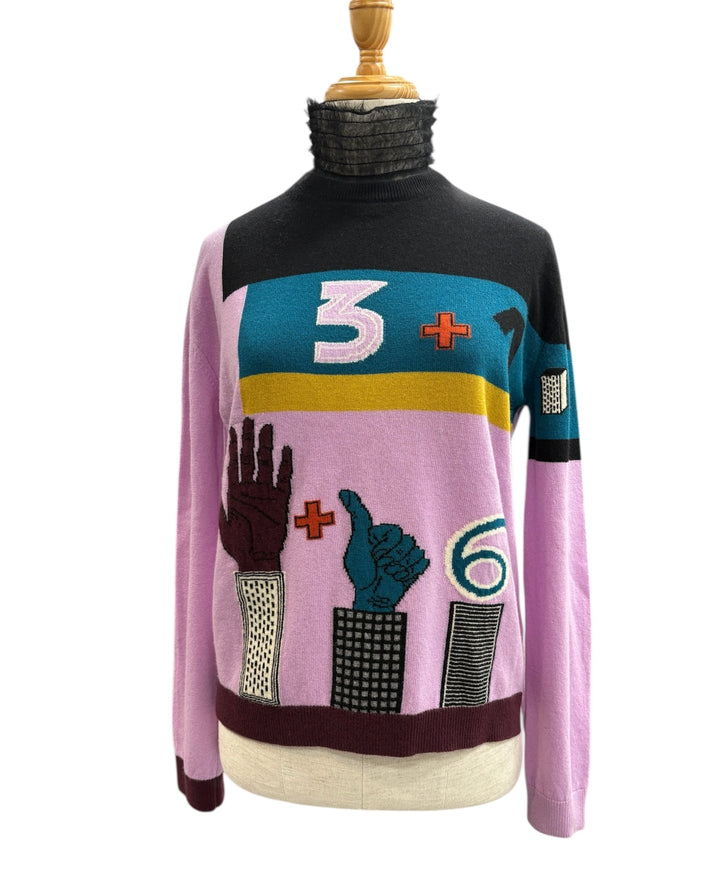 Valentino紫色針織毛衣 Valentino purple knit sweater