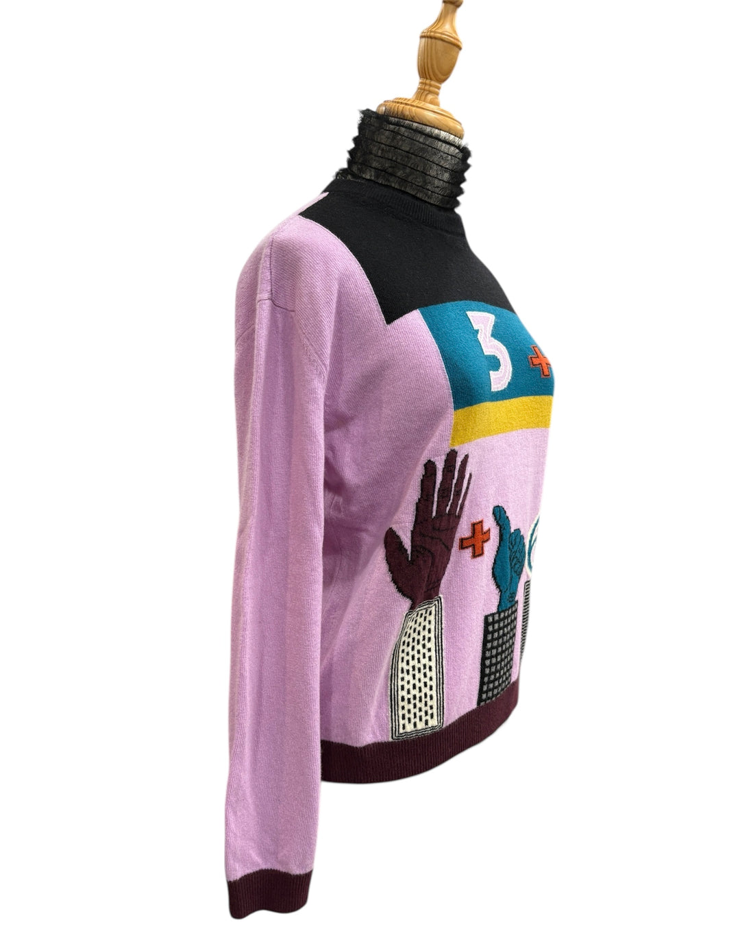 Valentino紫色針織毛衣 Valentino purple knit sweater
