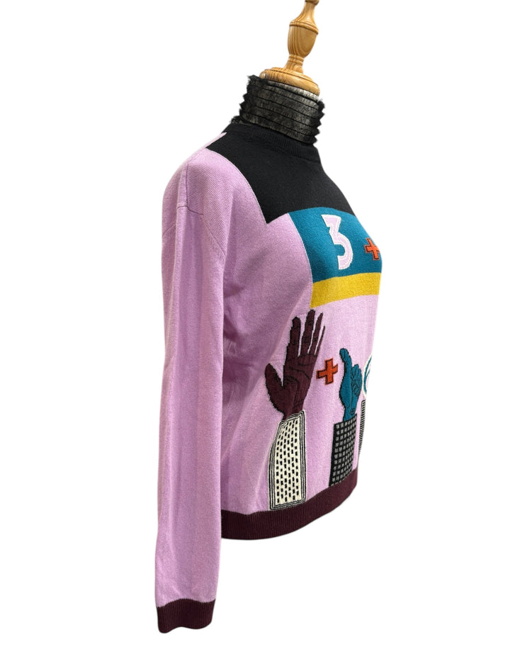Valentino紫色針織毛衣 Valentino purple knit sweater