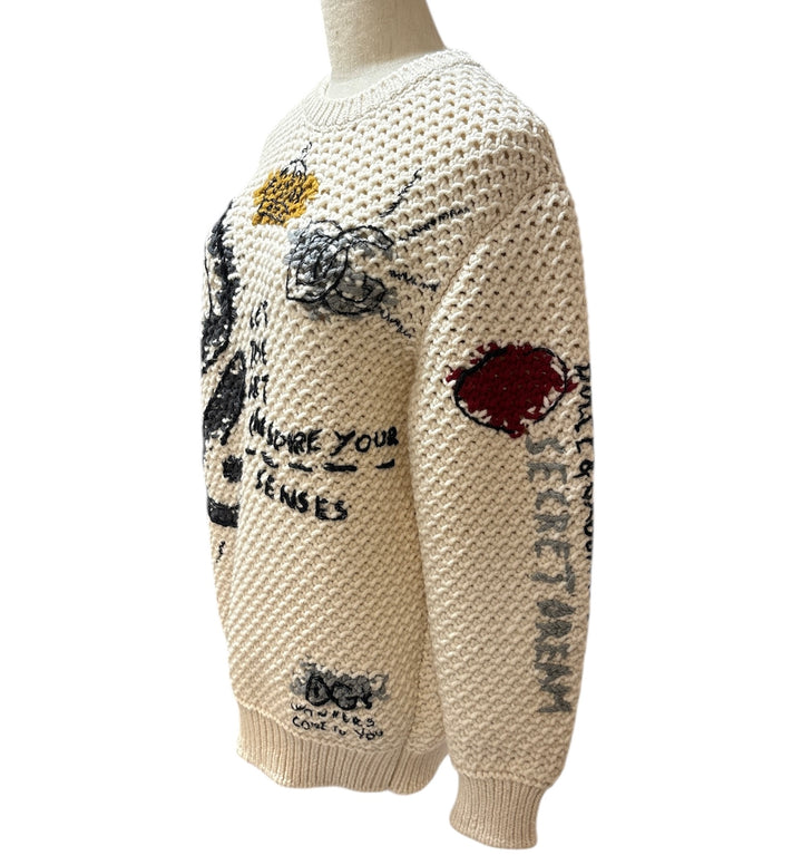 Dolce&Gabbana藝術風寬鬆針織毛衣 Dolce & Gabbana Art Style Loose Knit Sweater