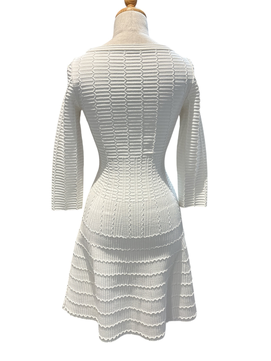 Alaia白色針織連衣裙 Alaia white knit dress