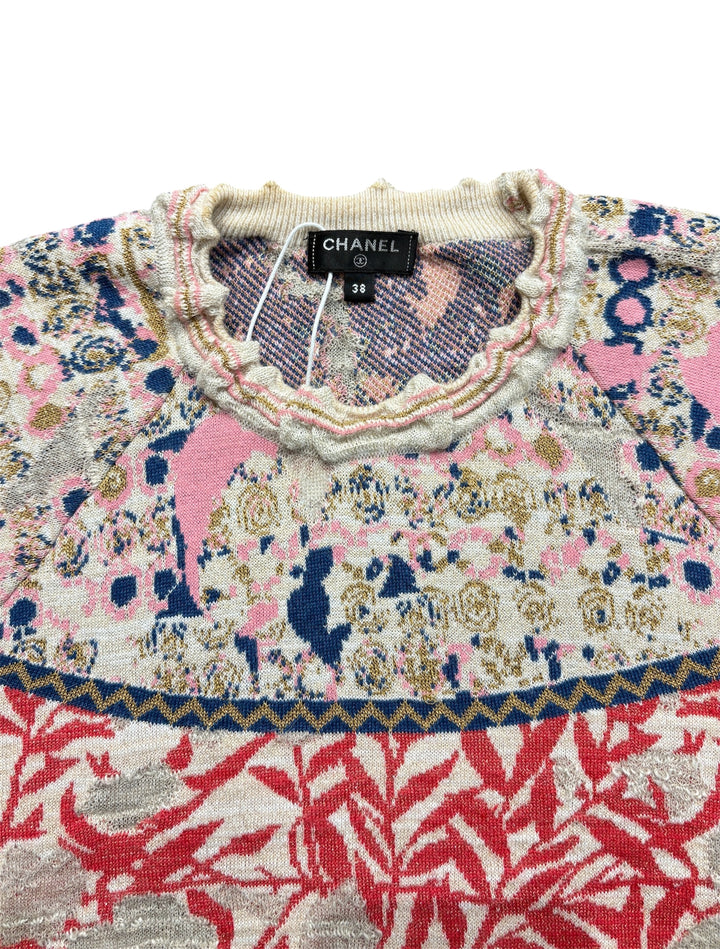 CHANEL 經典圖騰針織上衣 CHANEL Classic Pattern Knit Top