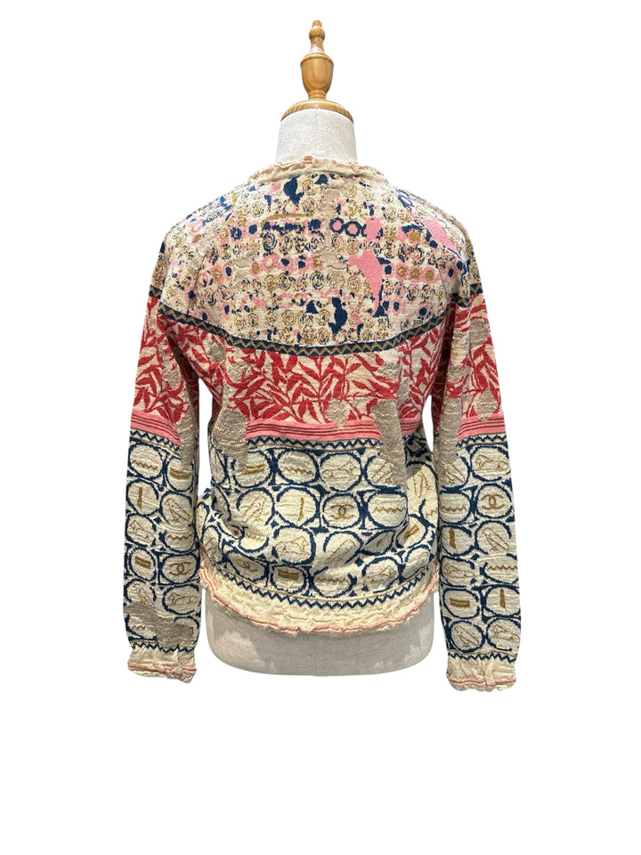 CHANEL 經典圖騰針織上衣 CHANEL Classic Pattern Knit Top