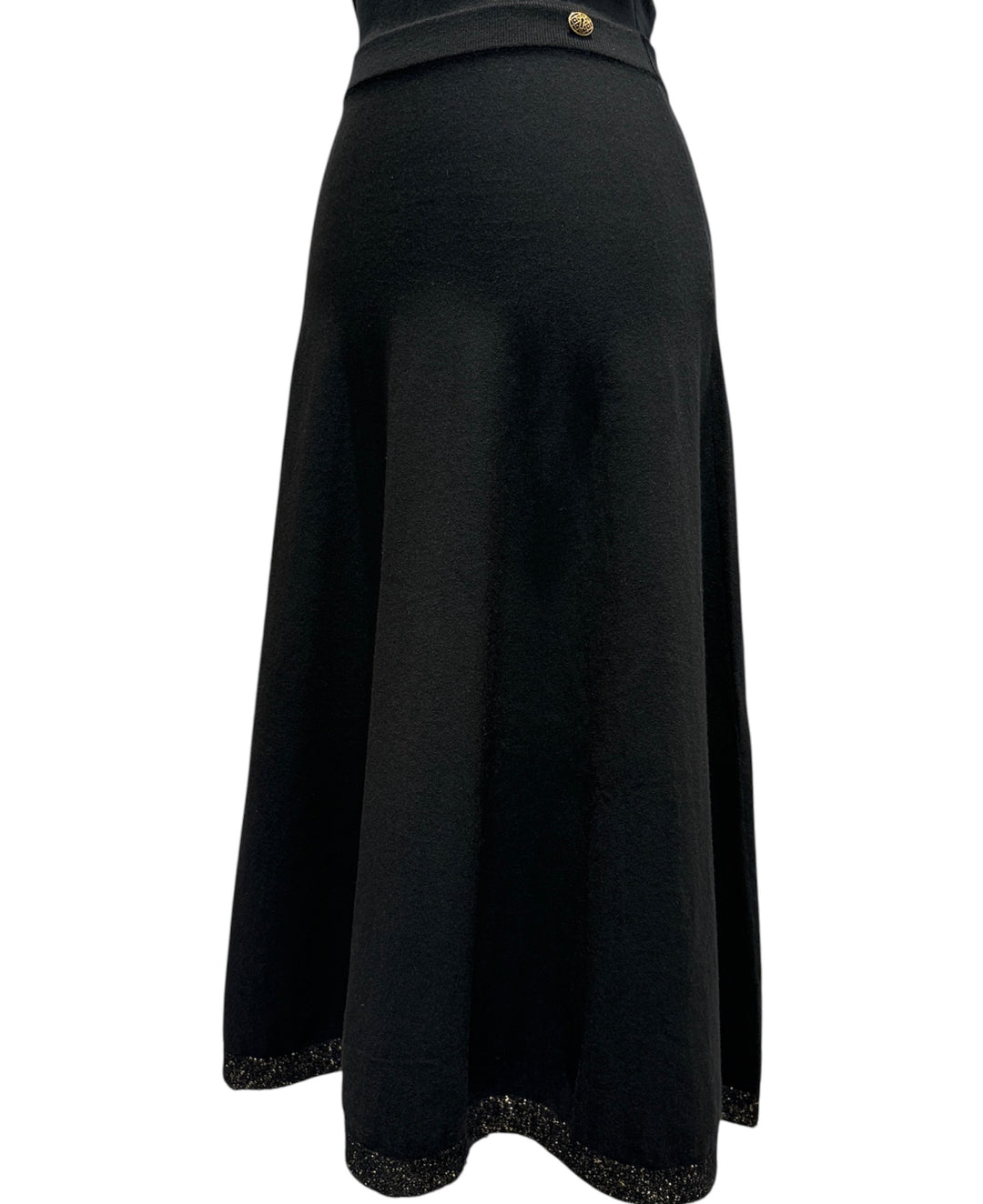 CHANEL 經典黑色針織連身裙 CHANEL classic black knitted dress