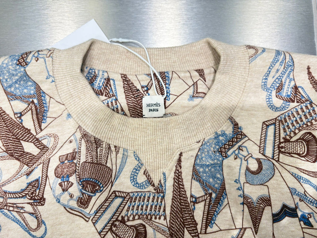 Hermès長袖圖案上衣 Hermès Long-Sleeved Graphic Top