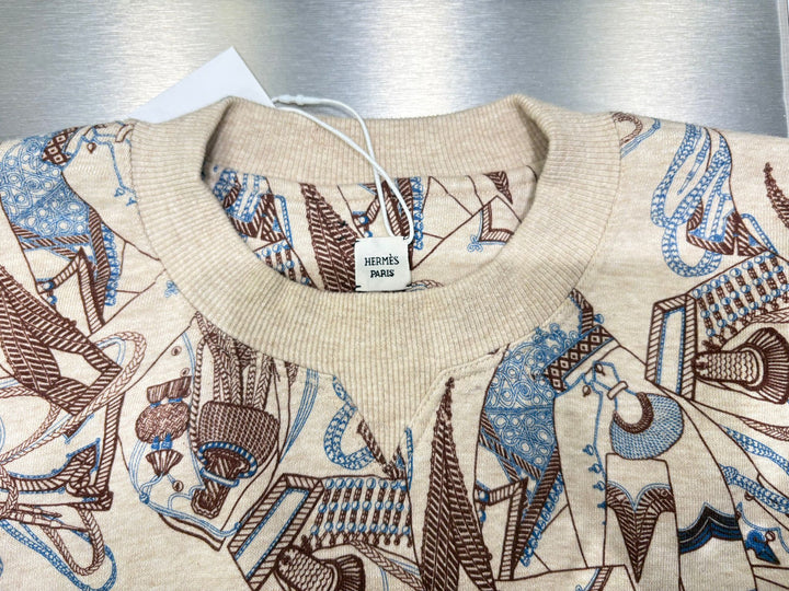 Hermès長袖圖案上衣 Hermès Long-Sleeved Graphic Top