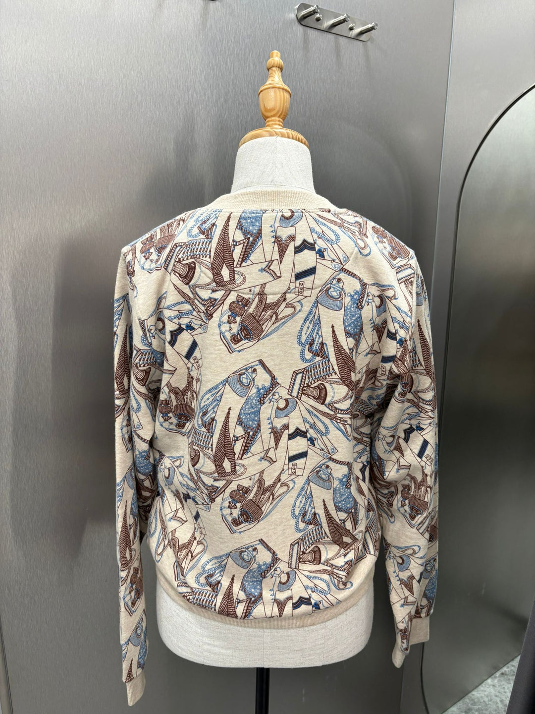 Hermès長袖圖案上衣 Hermès Long-Sleeved Graphic Top